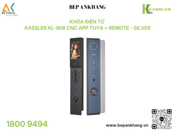 Khóa điện tử Kassler KL-808 CNC App Tuya + Remote - Silver/ Brown/ Black/ Red/ Gold